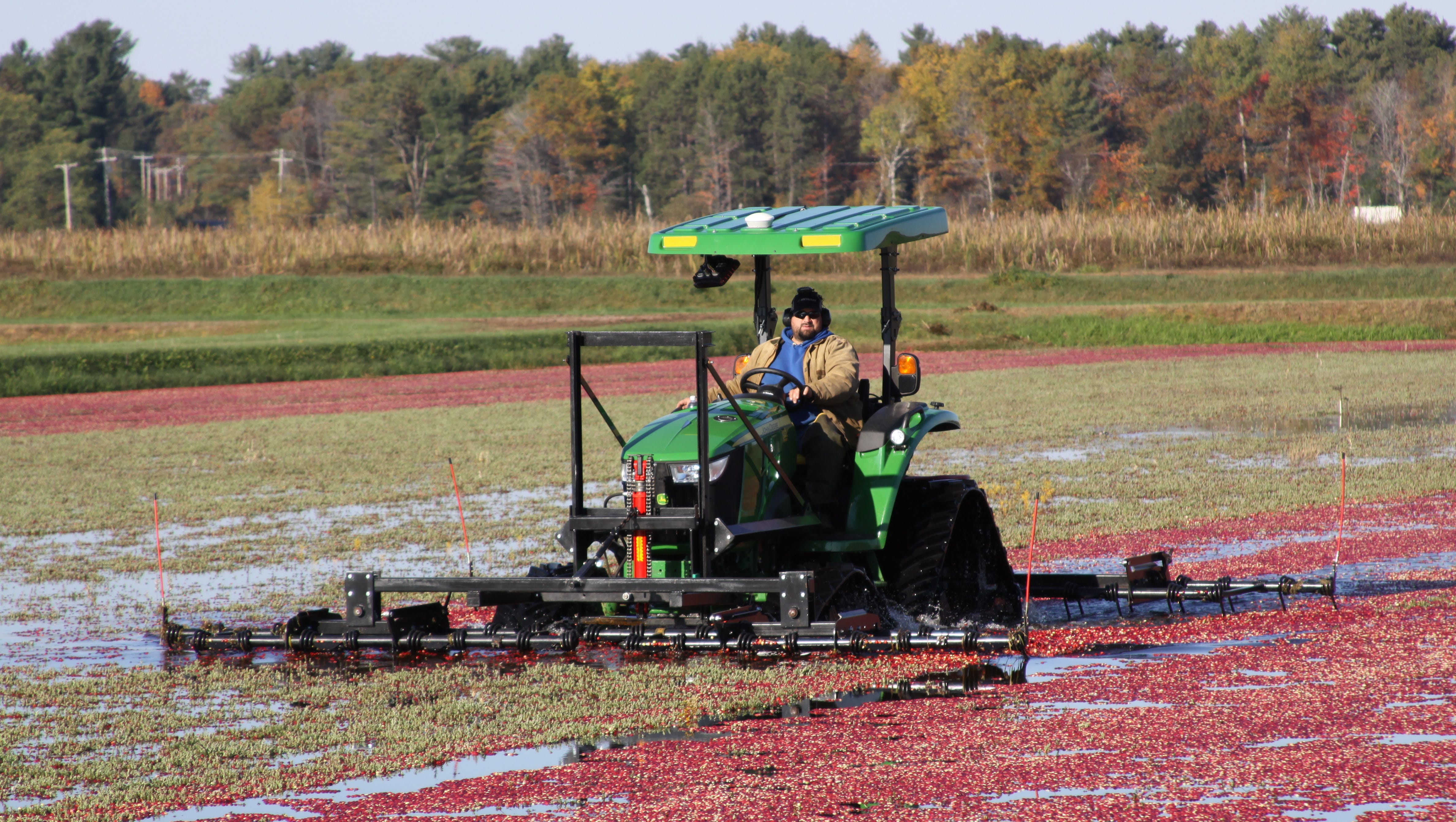 Machinery that loosens the cranberries from the vines which allows them to float to the top of the flooded bog will soon be on the move this fall, as the U.S. Cranberry Marketing Committee says Wisconsin growers are expected to harvest an estimated 4.7 million barrels of fruit this fall.